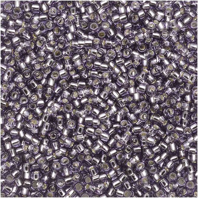 Toho Round Seed Beads 15/0 #39 - Silver Lined Tanzanite (8 Grams)