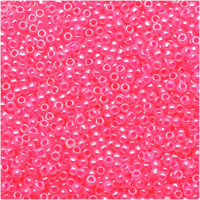Toho Round Seed Beads 15/0 #910 - Ceylon Hot Pink (8 Grams)