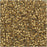 Toho Round Seed Beads 15/0 #989F - Frosted Gold-Lined Crystal (8 Grams)