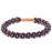 Deluxe Spiral Beaded Kumihimo Bracelet - Purple and Rose Gold - Exclusive Beadaholique Jewelry Kit