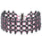 SuperDuo RAW Bracelet, Gray/Pink, Exclusive Beadaholique Jewelry Kit
