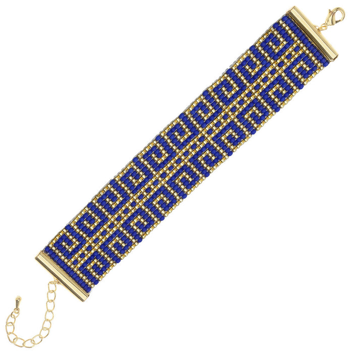 Grecian Swirls Loom Bracelet - Exclusive Beadaholique Jewelry Kit