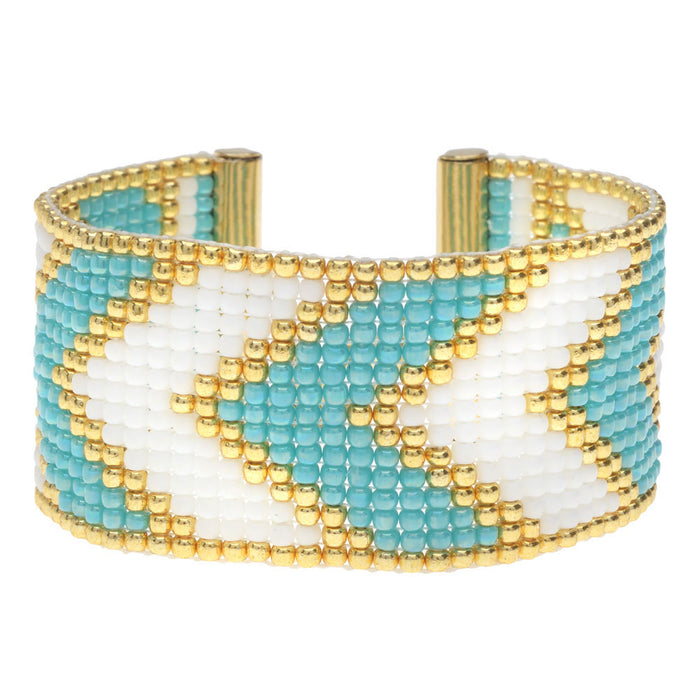 Loom Bracelet Duo - Joyce Green - Exclusive Beadaholique Jewelry Kit | Bead  loom kits, Loom beading, Bead loom designs