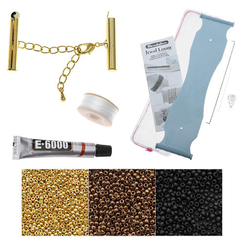 Deco Metallics Loom Bracelet - Exclusive Beadaholique Jewelry Kit