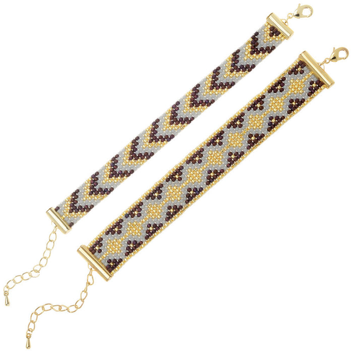 Loom Bracelet Duo - Austen Berry - Exclusive Beadaholique Jewelry Kit