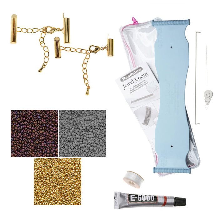 Loom Bracelet Duo - Austen Berry - Exclusive Beadaholique Jewelry Kit