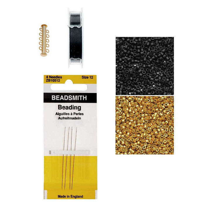 Peyote Bracelet - Fireworks  - Exclusive Beadaholique Jewelry Kit