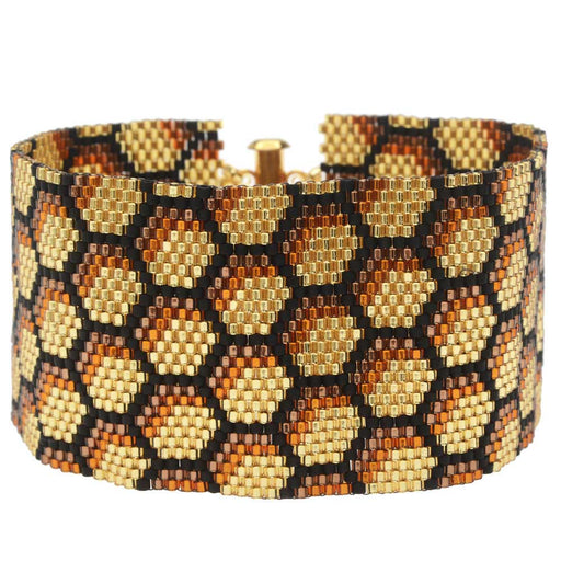 Peyote Bracelet - Honeycomb - Exclusive Beadaholique Jewelry Kit