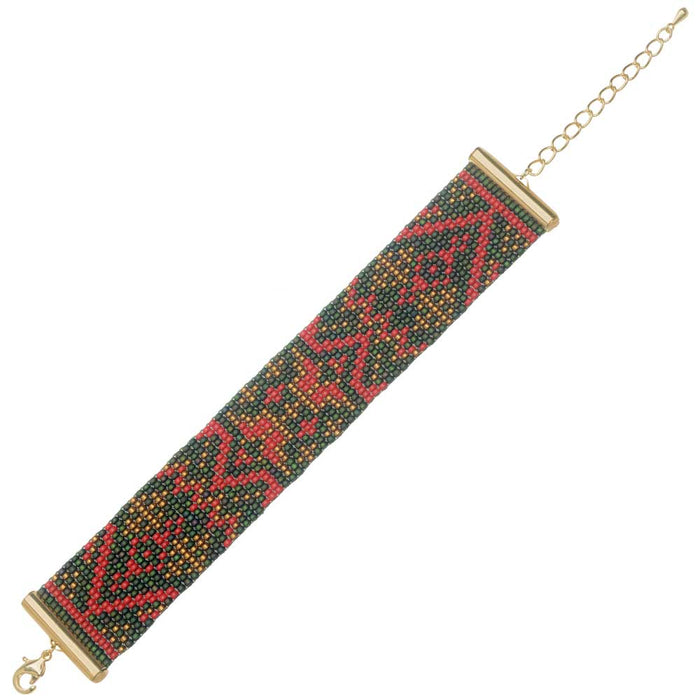 Vintage Christmas Loom Bracelet - Exclusive Beadaholique Jewelry Kit