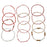 Serendipity Stretch Bracelet Kit in Rose, 12 Bracelets - Exclusive Beadaholique Jewelry Kit