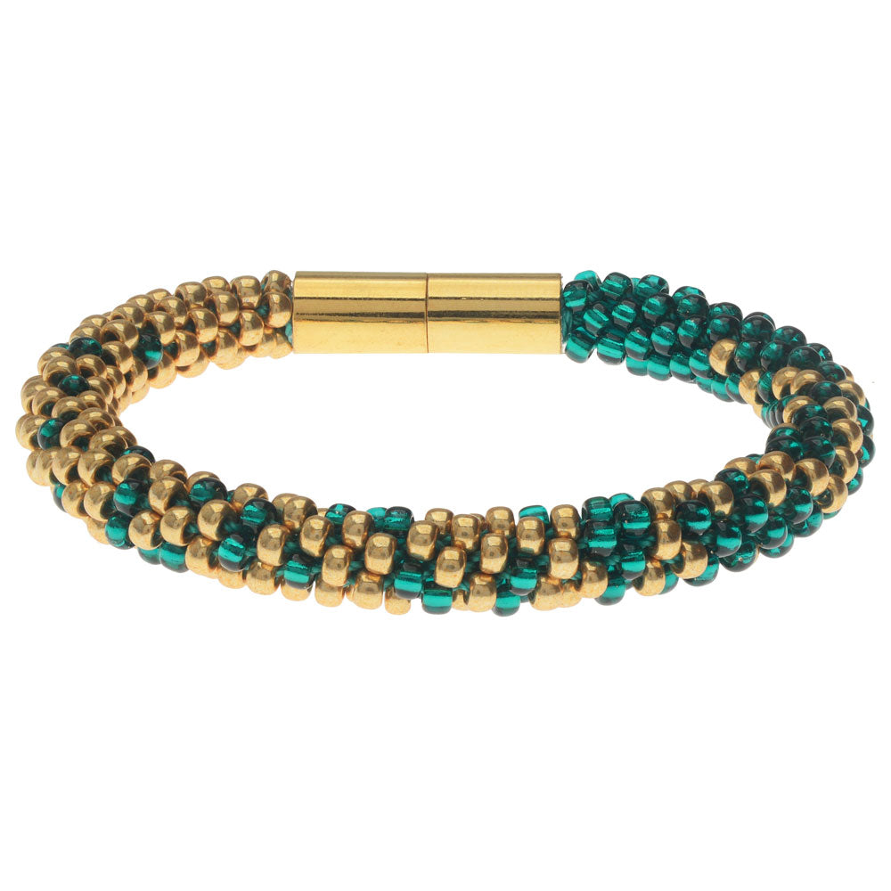 Graduated Kumihimo Bracelet in Luxe - Exclusive Beadaholique Jewelry Kit
