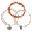 Copper Harmony Bangle Trio - Exclusive Beadaholique Jewelry Kit