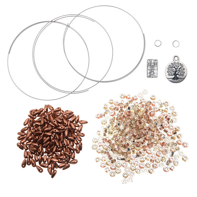 Copper Harmony Bangle Trio - Exclusive Beadaholique Jewelry Kit