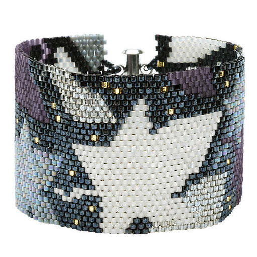Peyote Bracelet Kit - Metallic Leaves - Exclusive Beadaholique Jewelry Kit