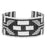 Black Tie Deco Loom Bracelet  - Exclusive Beadaholique Jewelry Kit