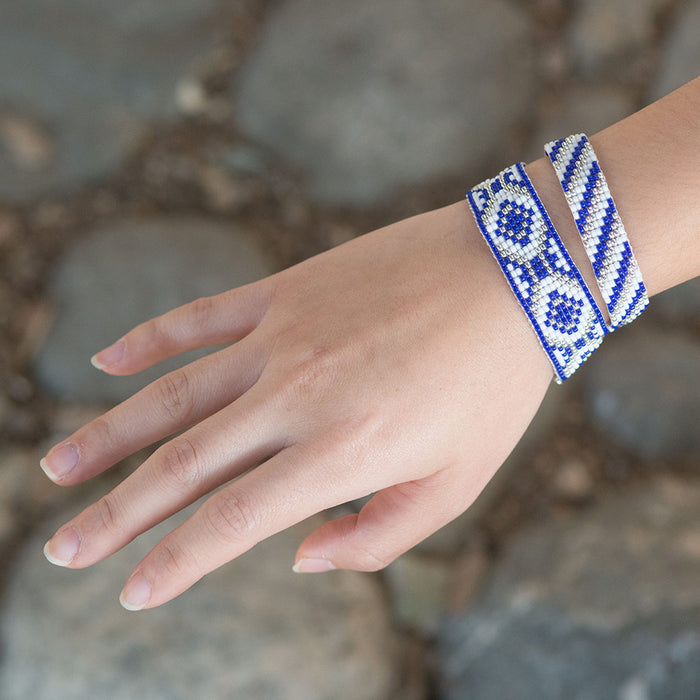 Beaded Kumihimo Wrap Bracelet Kit-Blue Tone - Exclusive Beadaholique  Jewelry Kit