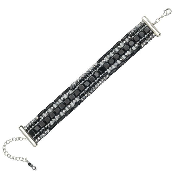 Patchworks Loom Bracelet - Midtown - Exclusive Beadaholique Jewelry Kit