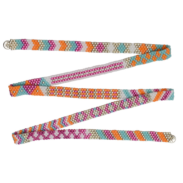 Triple Wrap Odd Count Peyote Bracelet in Tropic - Exclusive Beadaholique Jewelry Kit