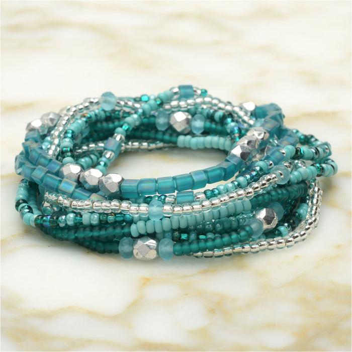 Serendipity Stretch Bracelet Kit in Turquoise, 12 Bracelets - Exclusive ...
