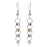 Crystaletts Spike Earrings-CrystalAB/Silver - Exclusive Beadaholique Jewelry Kit