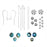 Nova Earrings in Aqua - Exclusive Beadaholique Jewelry Kit