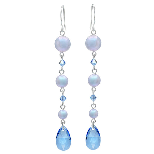 Dreamy Pearl Drop Earrings Mini Kit in Blue - Exclusive Beadaholique Jewelry Kit