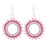 Brick Stitch Burst Earrings in Pink Sunset - Exclusive Beadaholique Jewelry Kit