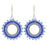 Brick Stitch Burst Earrings in Bayside Blue - Exclusive Beadaholique Jewelry Kit