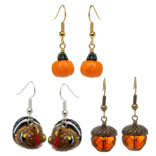 Autumn Fun Earring Set - Exclusive Beadaholique Jewelry Kit