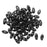 Miyuki Long Magatama Seed Beads - 4x7mm 'Black' 8.5 Grams