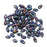 Miyuki Long Magatama Seed Beads - 4x7mm 'Matte Black AB' 8.5 Grams
