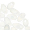 Miyuki Long Magatama Seed Beads 4x7mm - Matte Transparent Crystal AB (8.5g)