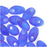 Miyuki Long Magatama Seed Beads 4x7mm - Matte Transparent Sapphire AB (8.5g)