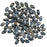 Miyuki Long Magatama Seed Beads 4x7mm - Matte Metallic Silver Gray (8.5 Grams)