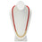 Long Beaded Kumihimo Necklace - Red and Gold - Exclusive Beadaholique Jewelry Kit