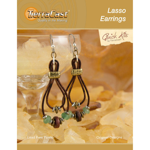 TierraCast Earring Kit, Lasso, Makes One Pair