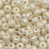 Miyuki Glass Round Baroque Pearls 6/0 - White (6.8 Gram Tube)