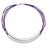 Noodle Bead Necklace in Purple