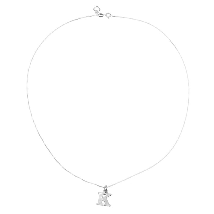 Retired - Sterling Silver Initial Necklace