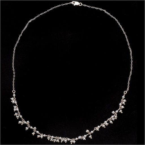 Simply Beautiful Pearl Chain Necklace