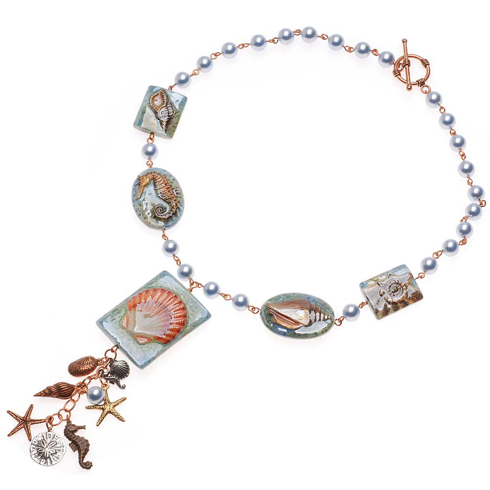 Treasure Jewels Down by the Sea Beaded Necklace main image 1