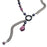 Retired - Purple Faux Lariat Necklace