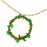 Retired - Christmas Wreath Necklace