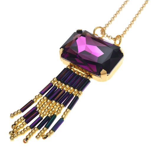 Retired - Amethyst Fringe Necklace