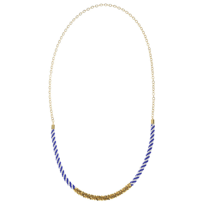Just Beachy Beaded Kumihimo Necklace (Reboot)