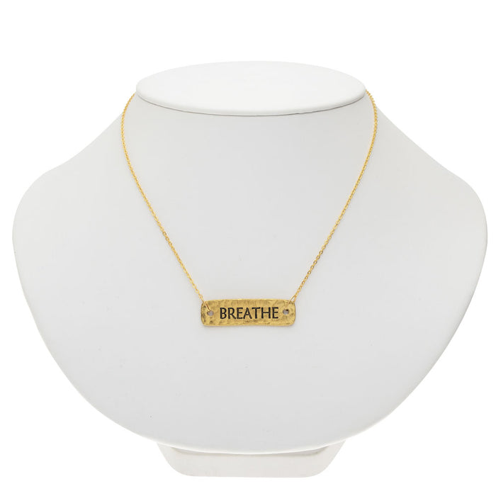 Retired - Gold Breathe Necklace