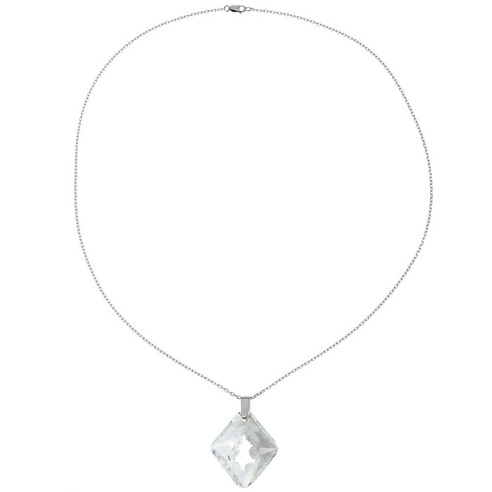 Retired - Growing Crystal Rhombus Necklace