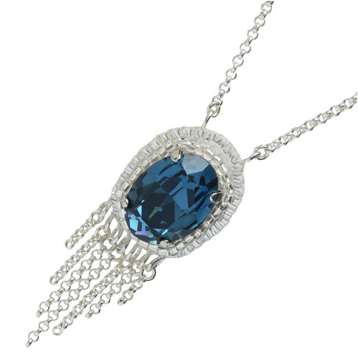 Retired - Deep Blue Jewel Necklace