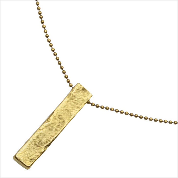 Retired - Modern Art Necklace in Gold