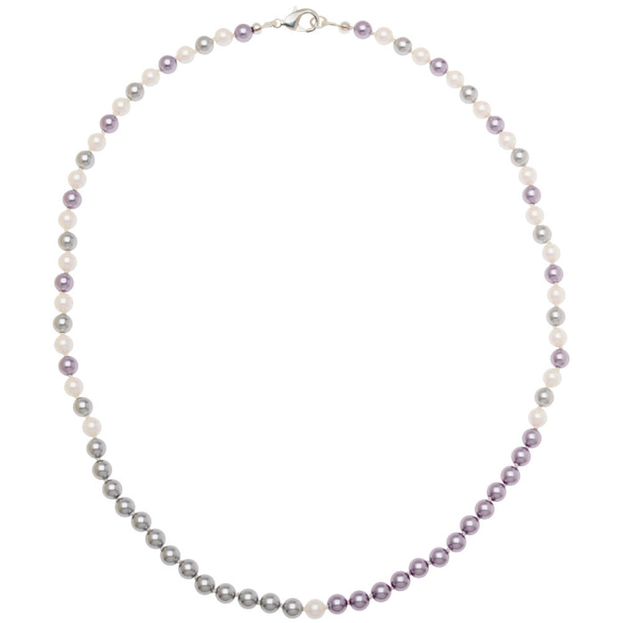 Lavender Storm Pearl Necklace